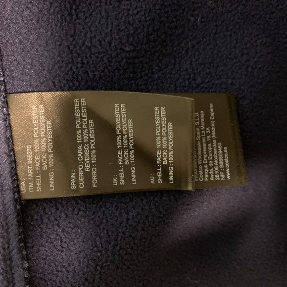 Kirkland Signature Men's Blue Rain Jacket - Picture 8 of 8